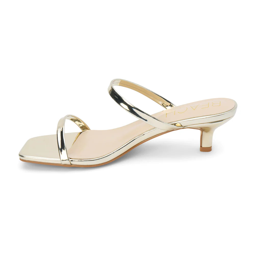 Beach By Matisse Jeanne Gold Women's Heel