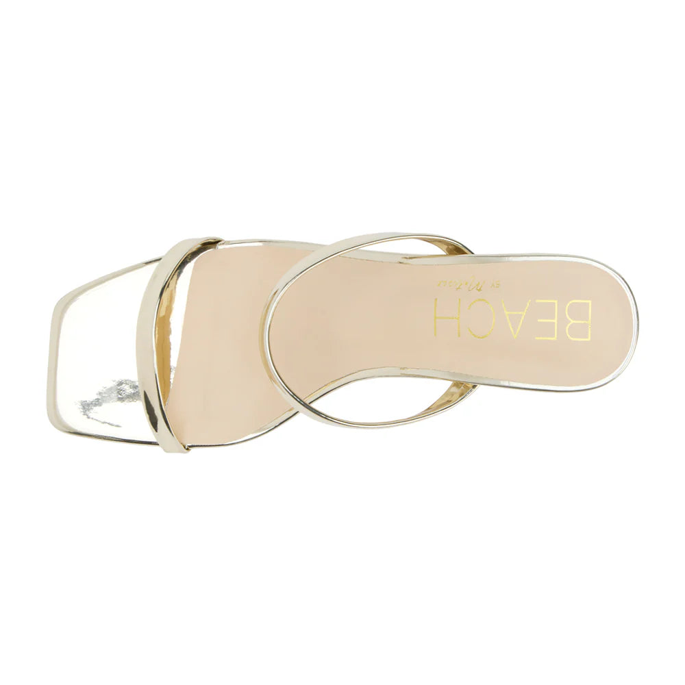 Beach By Matisse Jeanne Gold Women's Heel