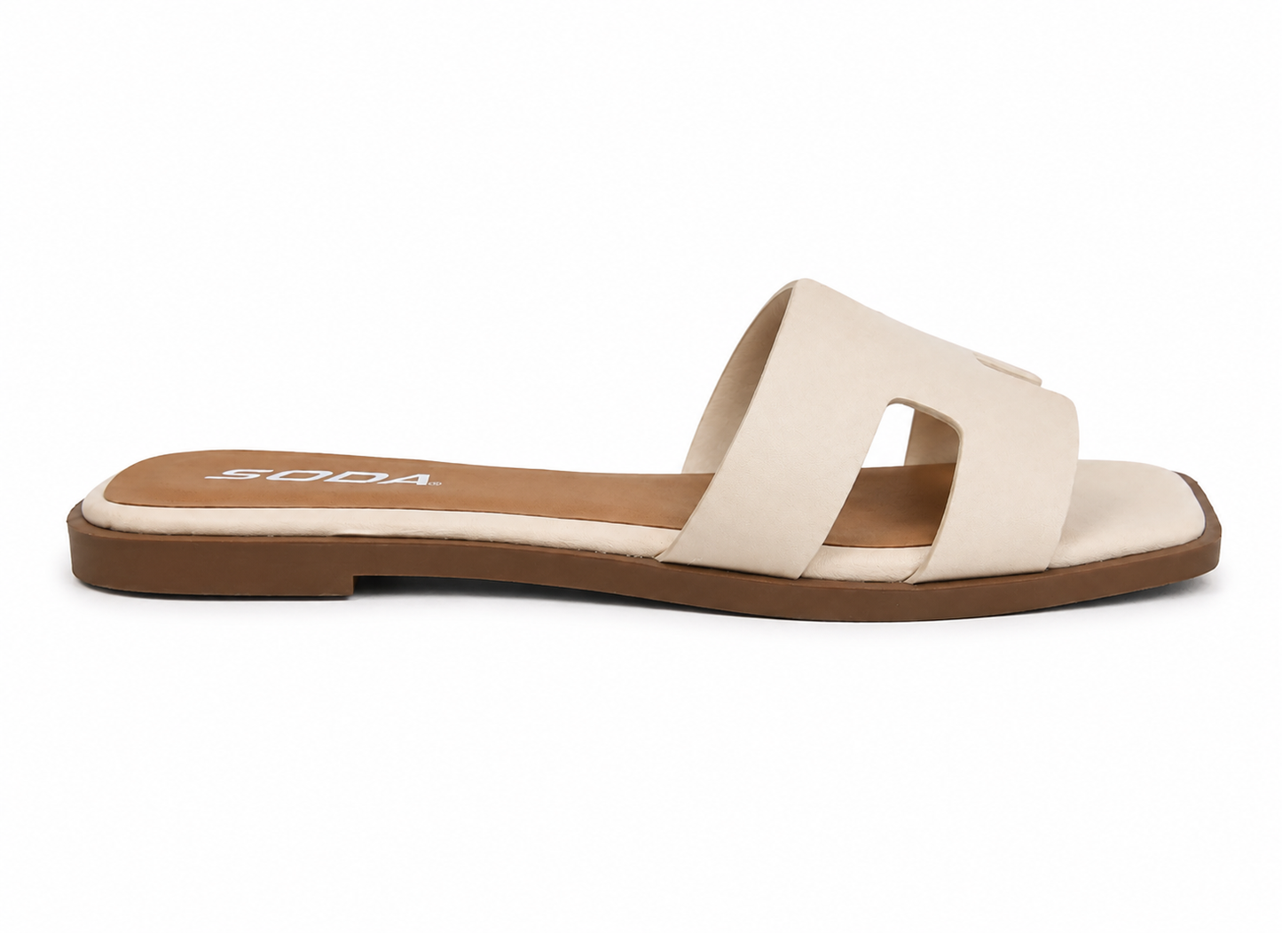 Soda Knit-S Beige Women's Sandal