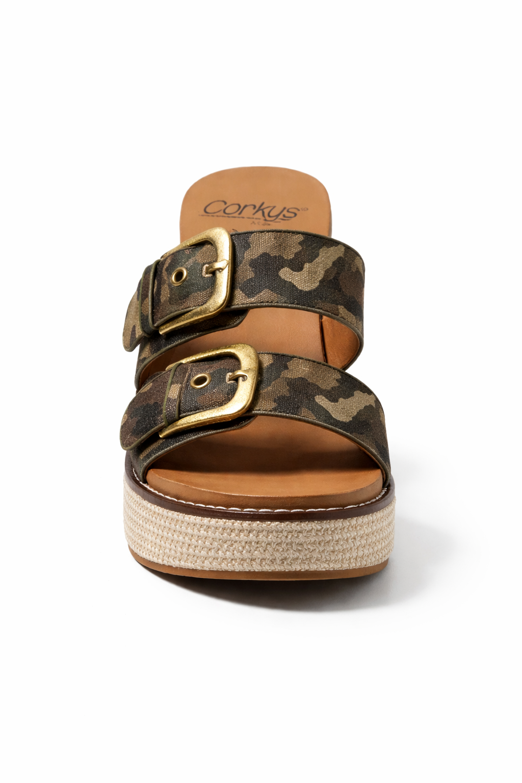 Corkys Manifest Camo Women's Sandal Wedge
