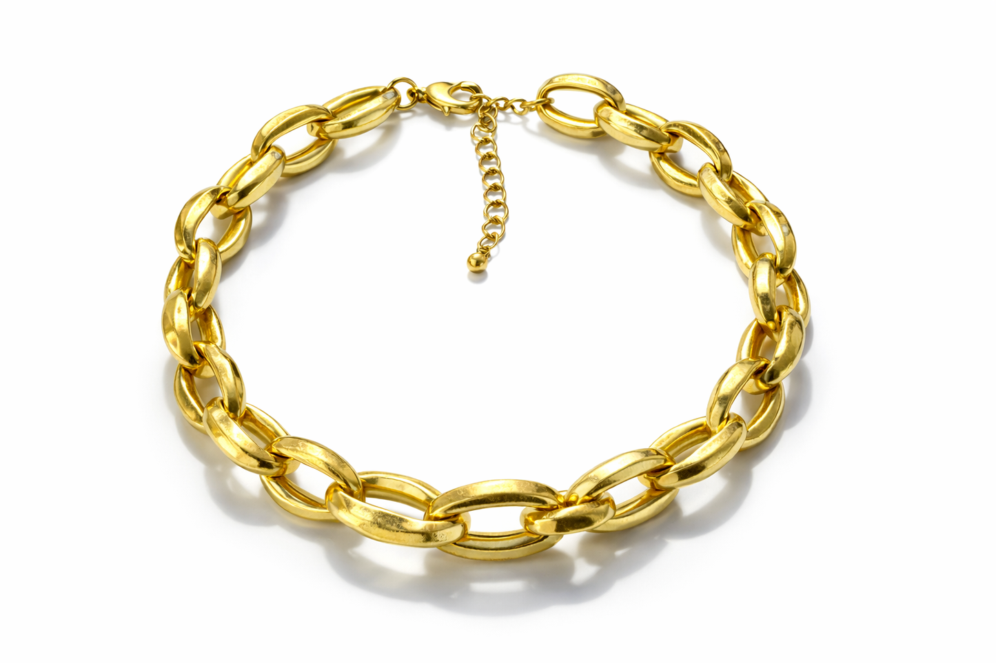 Large Anchor Link Necklace