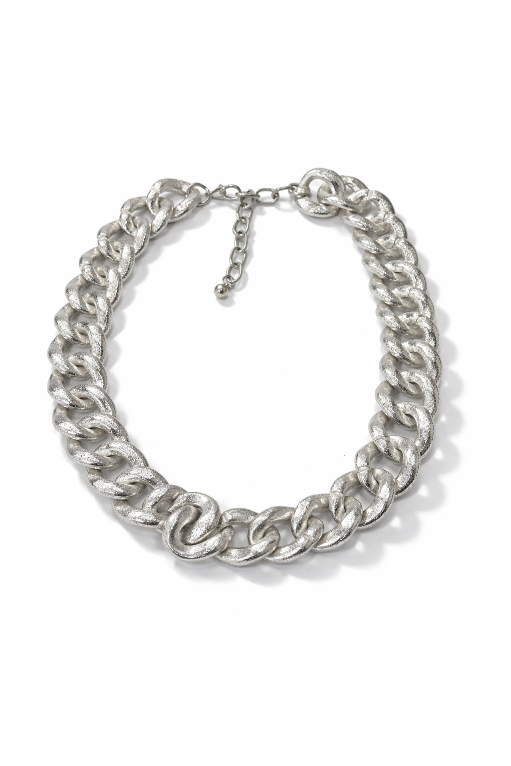 Large Chain Necklace Silver