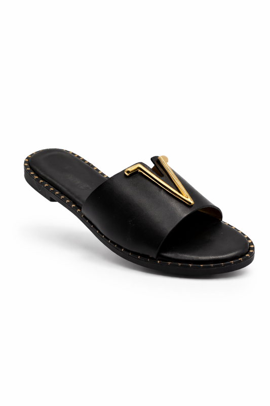 Bamboo Twinkle-81 Black Women's Sandal