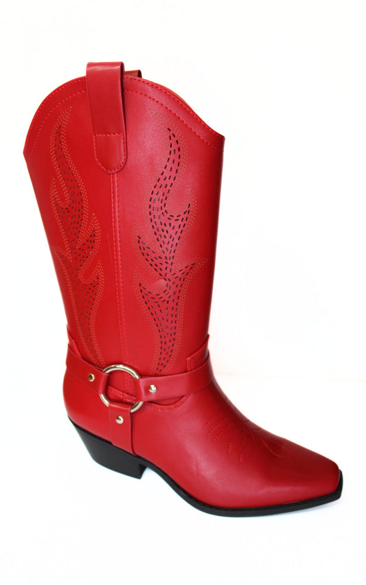 Soda Camden-S Women's Red Boot