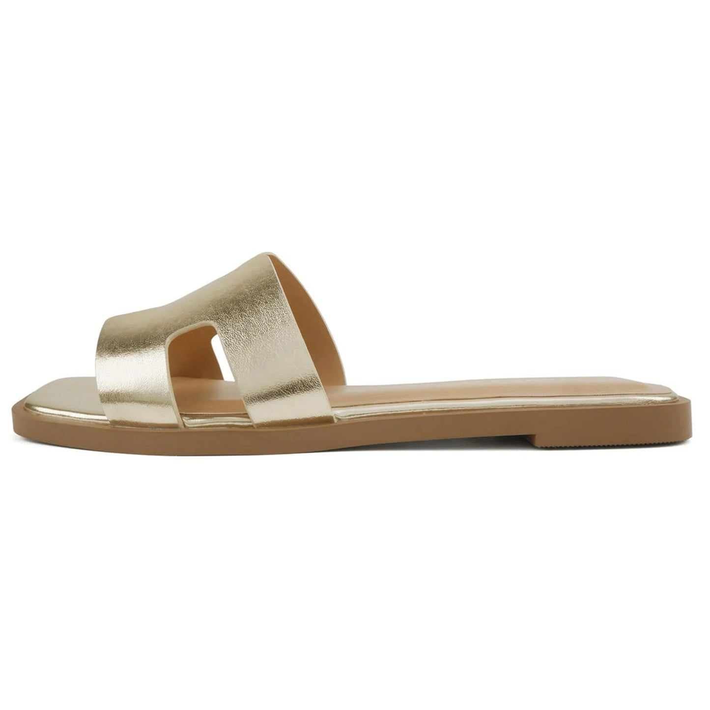 Soda Knit- S Gold Women's Sandal