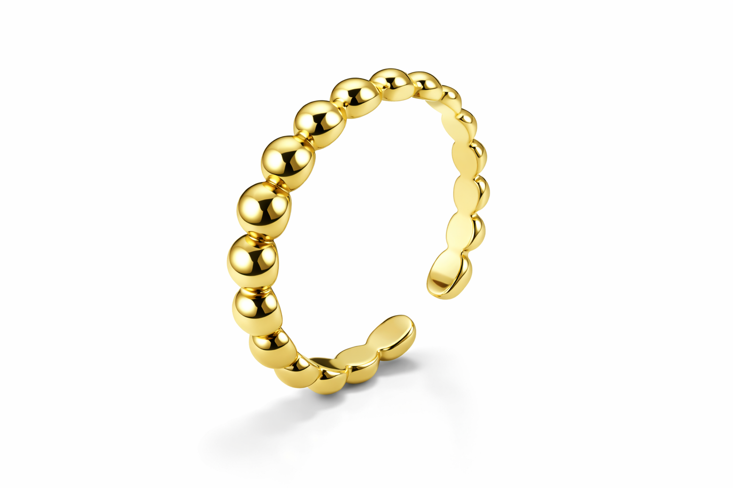 14k Gold Dipped Adjustable Ring