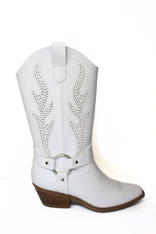 Soda Camden-S  Women's White Boot