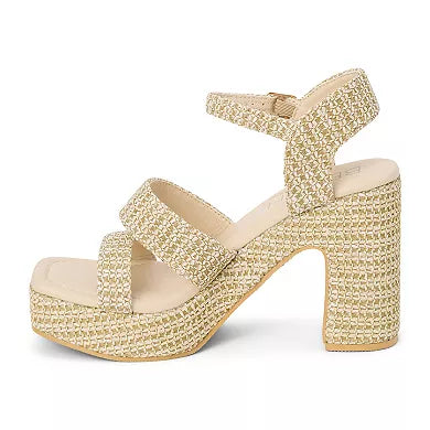 Beach Alessia Beige Women's Sanda