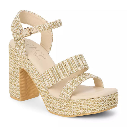 Beach Alessia Beige Women's Sanda