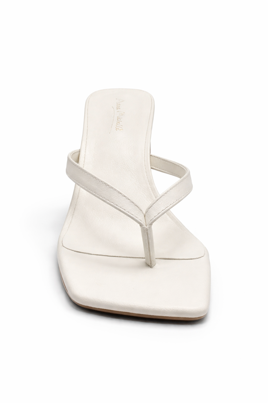 Anne Michelle Align White Heel