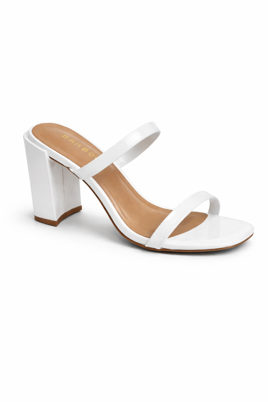 Bamboo Kickback-15 Women's White Heel