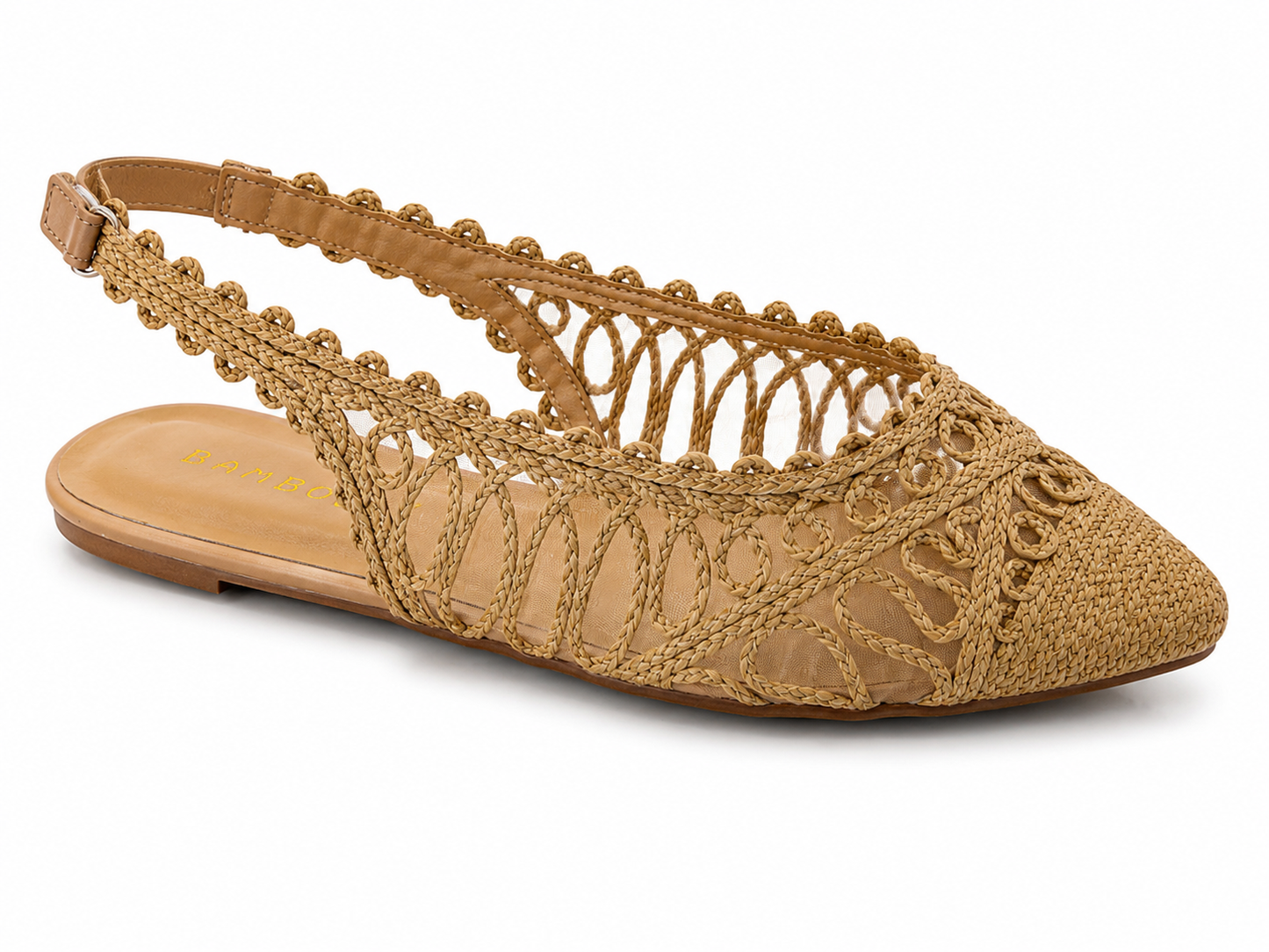 Bamboo Notebook-07 Natural Women's Flat