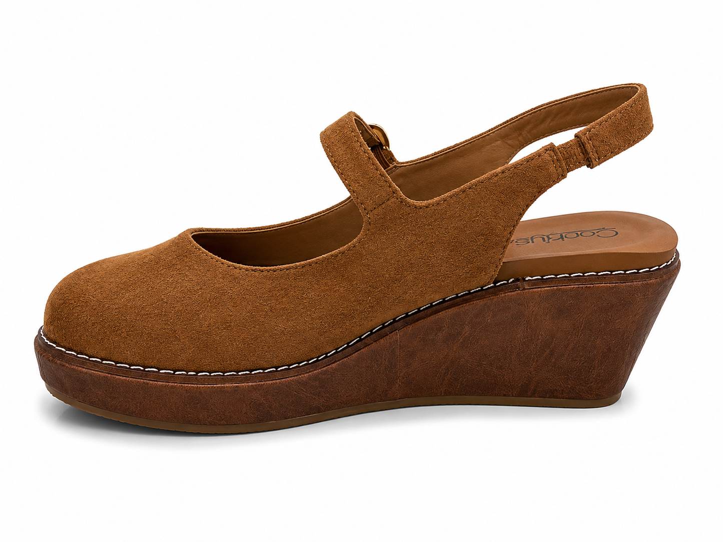 Corkys Pitty Party Women's Chestnut Wedge