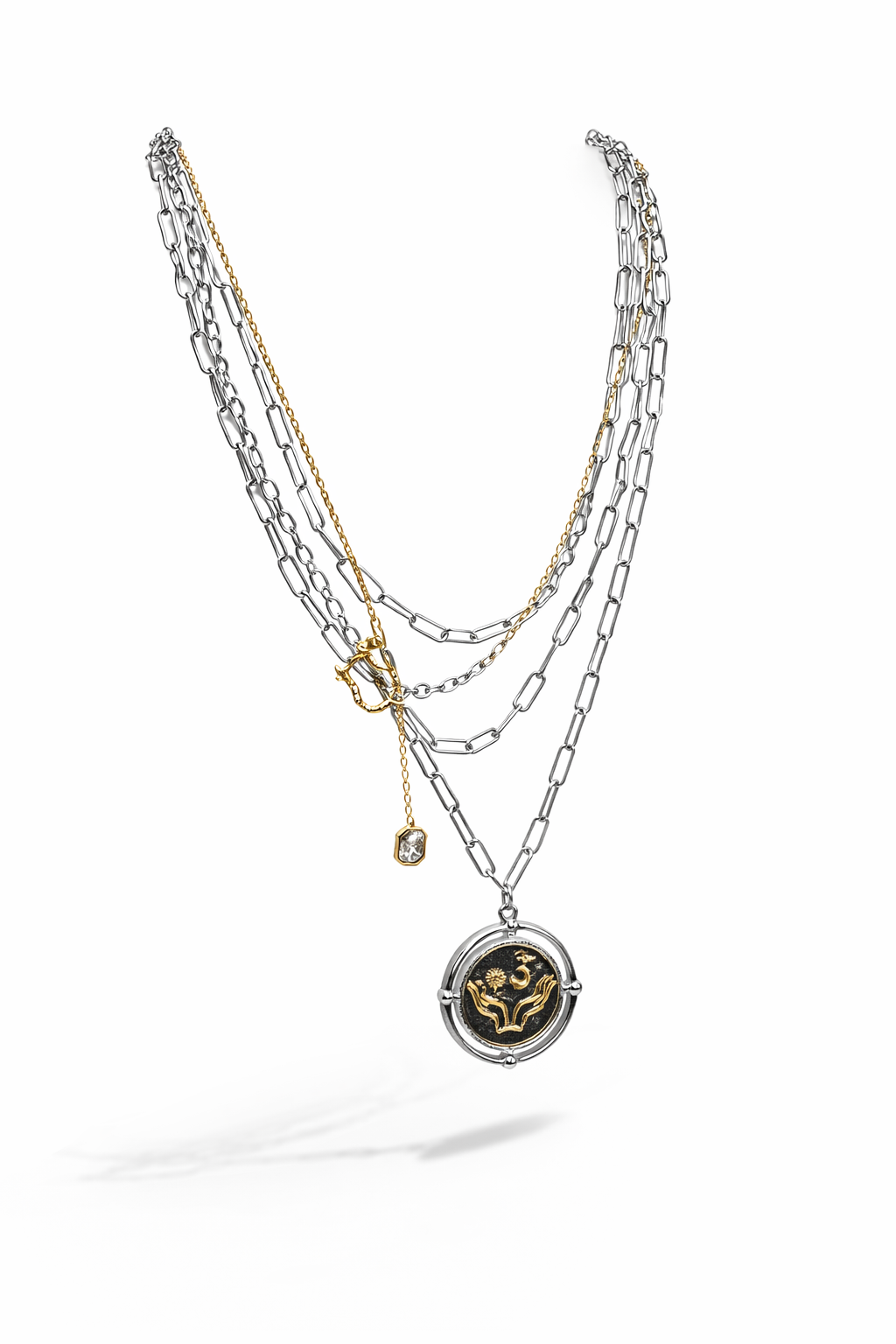 Layered Coin Necklace
