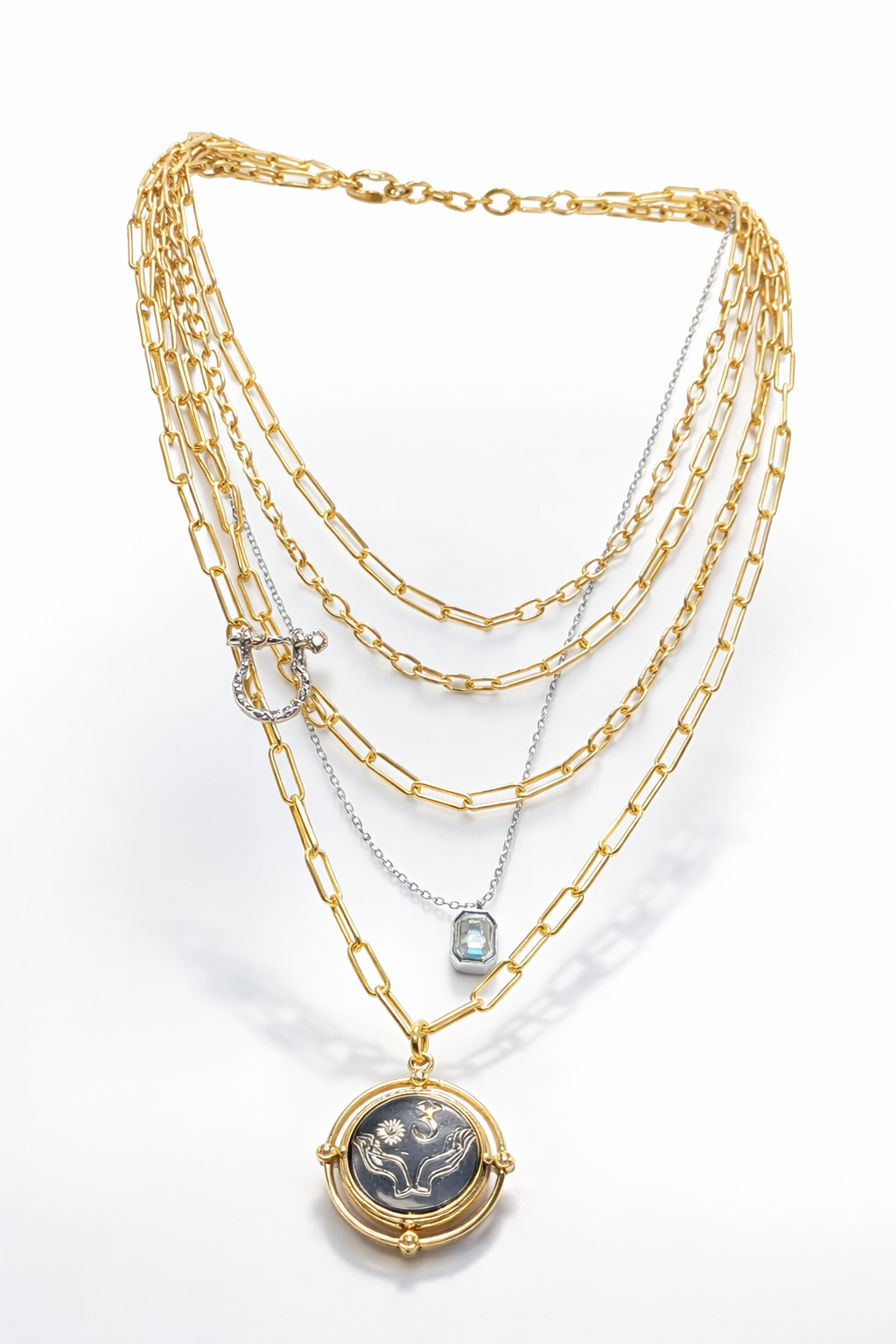Layered Coin Necklace