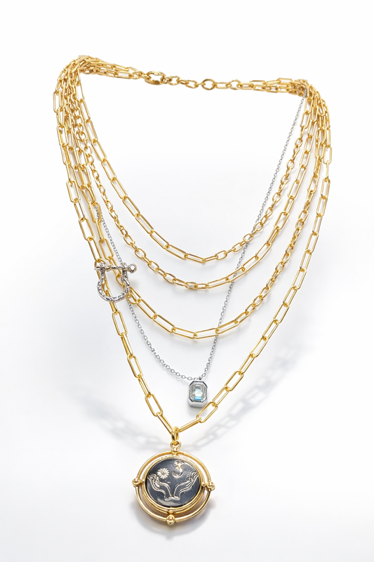 Layered Coin Necklace