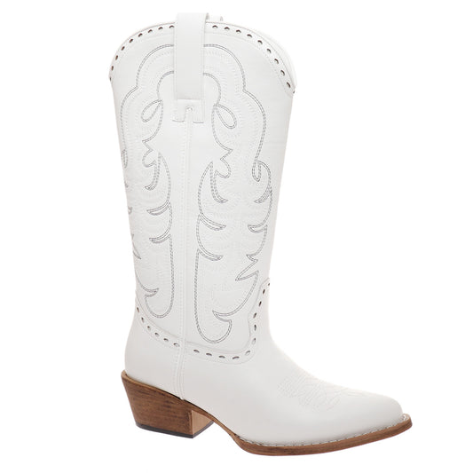 Pierre Dumas Dixie 2 White Women's Boot