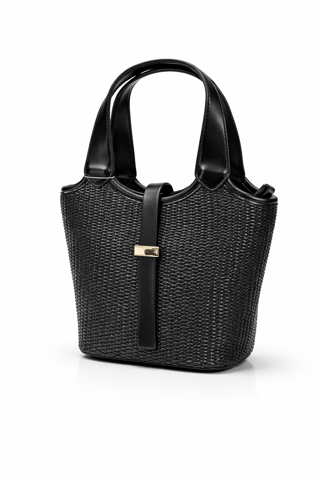 Serenity Straw Bucket Bag