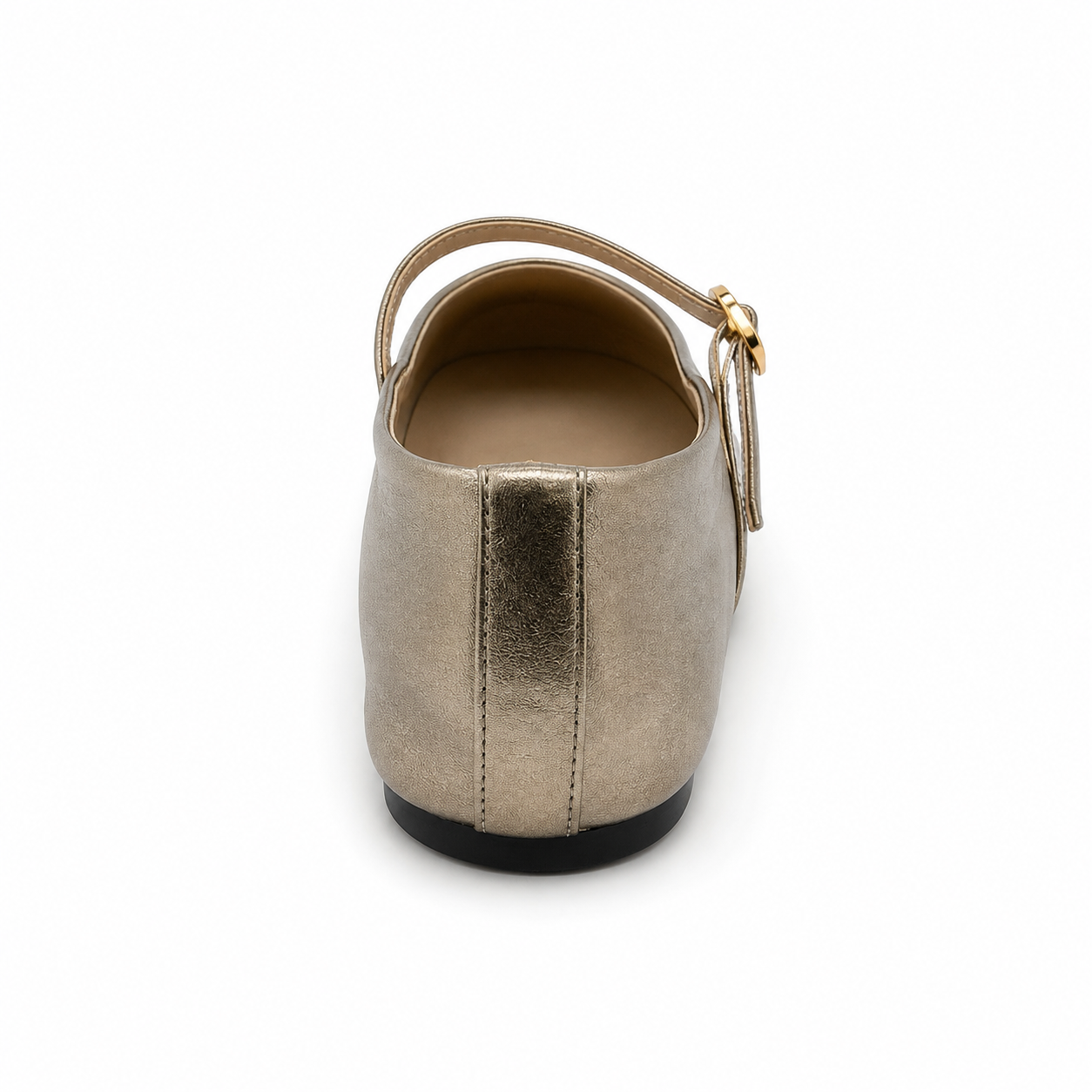 Shu Shop Annabelle Gold Women's Flat