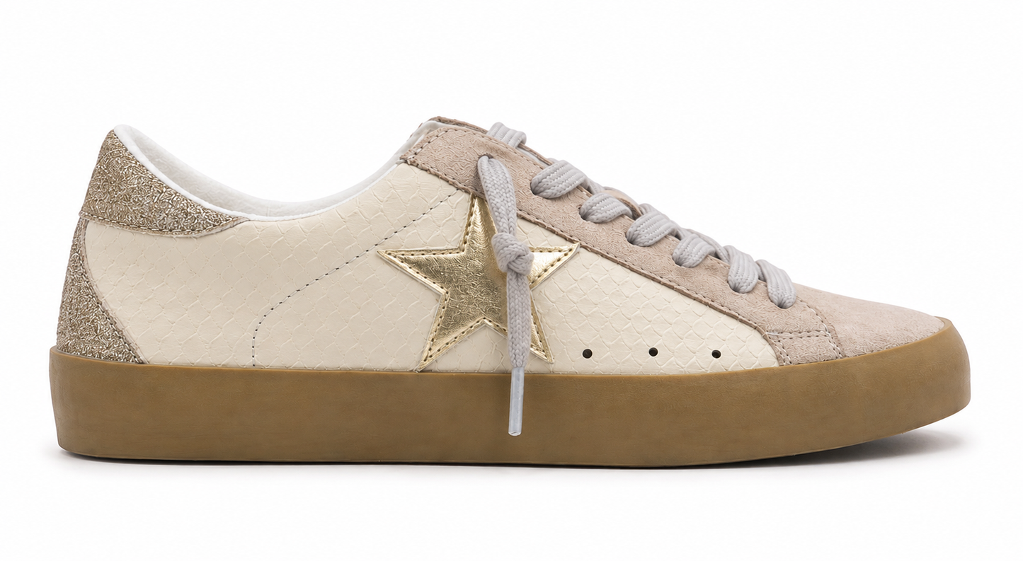 Shu Shop Paula Women's Sneaker Bone Snake