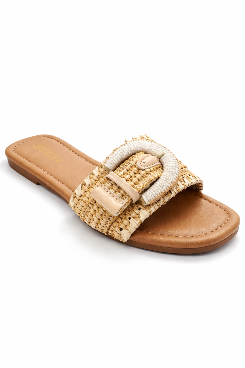 Soda Sarah- S Natural Raffia Women's Sandal