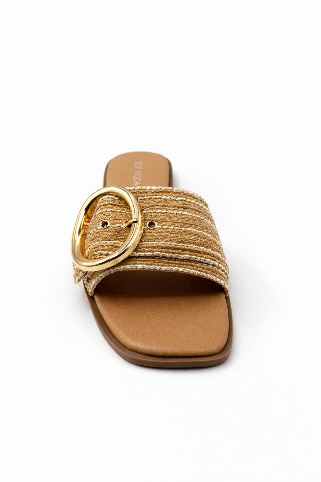 Top Moda Gelato 68 Gold Raffia Women's Sandal