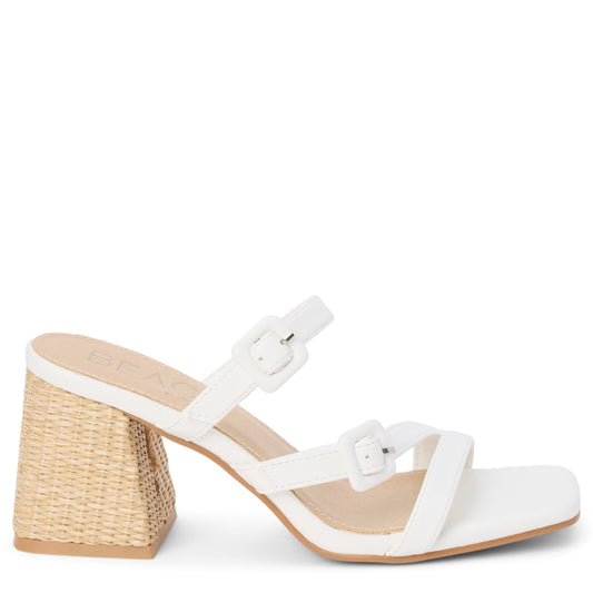 Beach Luau White Women's Heel