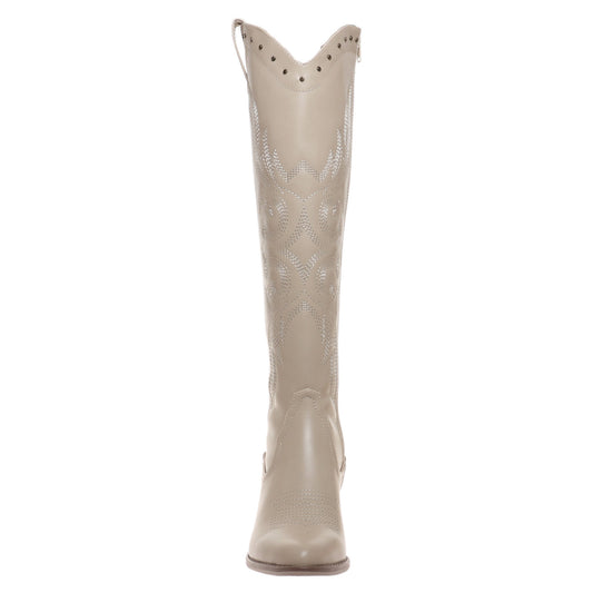 Pierre Dumas Whitney 6 Ivory Women's Boot