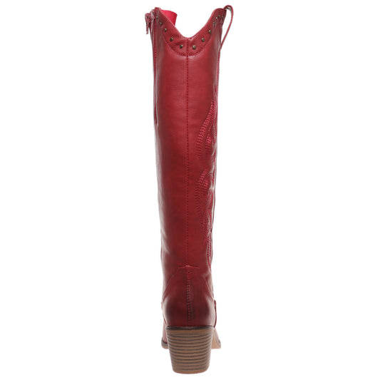 Pierre Dumas Whitney 6 Red Women's Boot