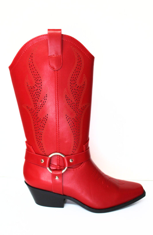Soda Camden-S Women's Red Boot