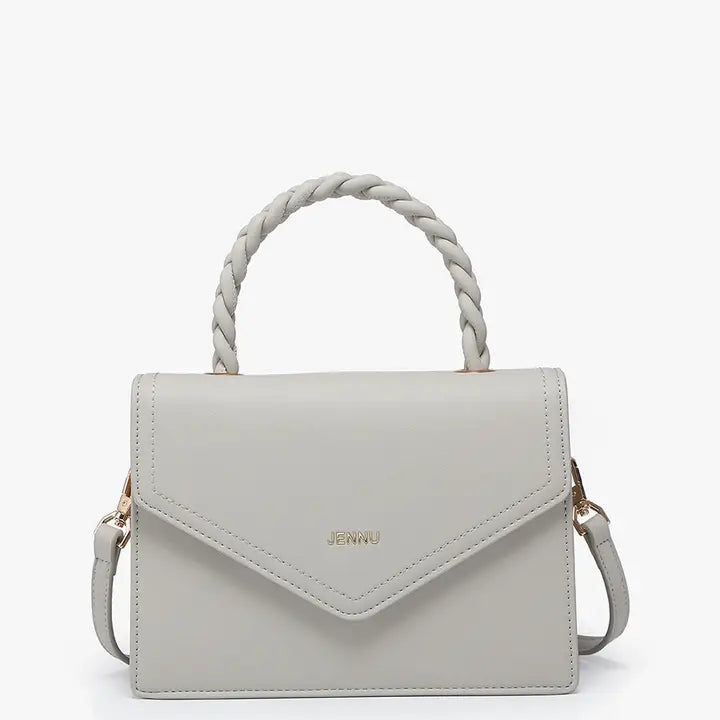 Cairo Braided Flapover Crossbody/Clutch