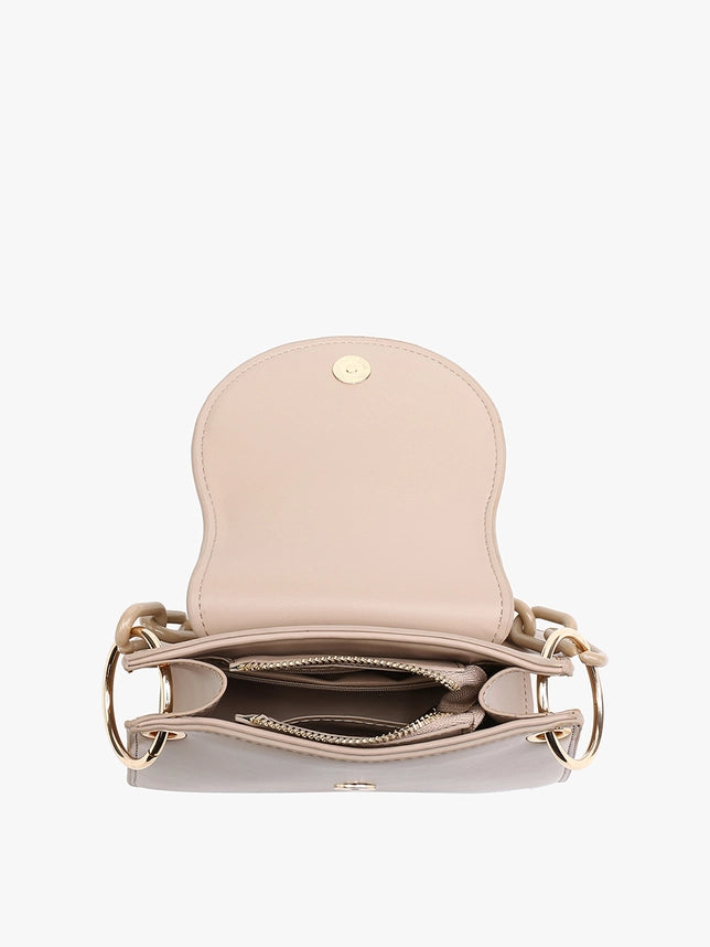 Reno Flapover Satchel w/ Chain