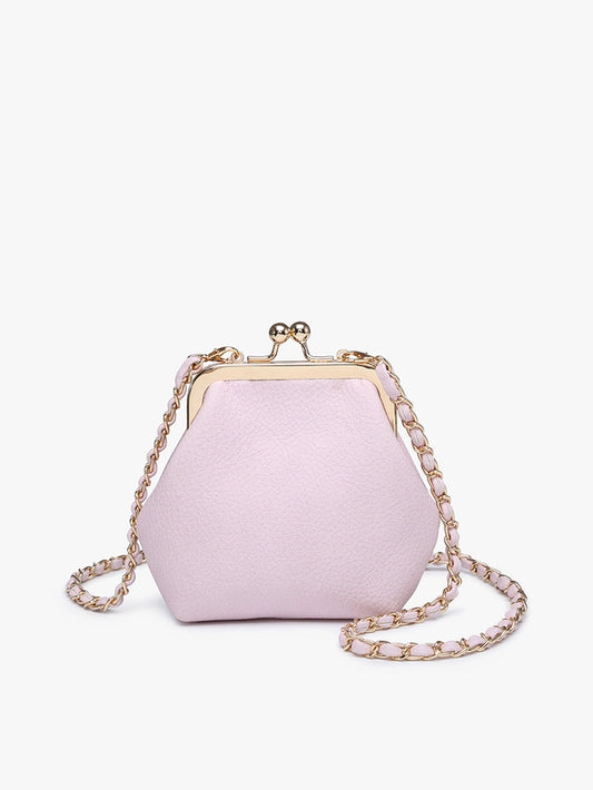 Cleo Lite Pink Coin Pouch Crossbody