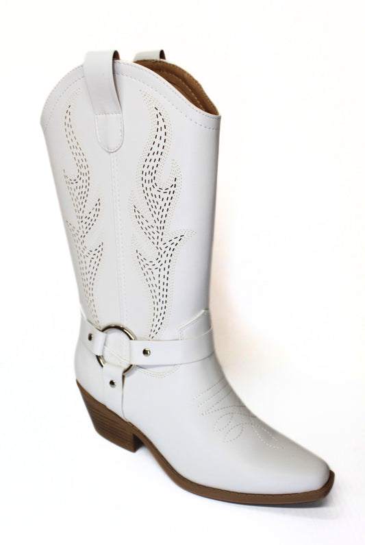 Soda Camden-S  Women's White Boot