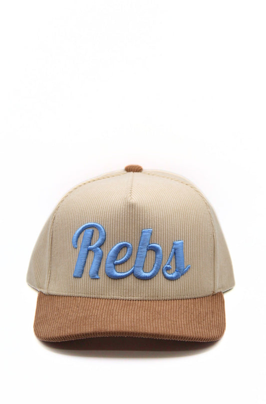Hats - C.C. Tan/Cream Baby Blue Rebs