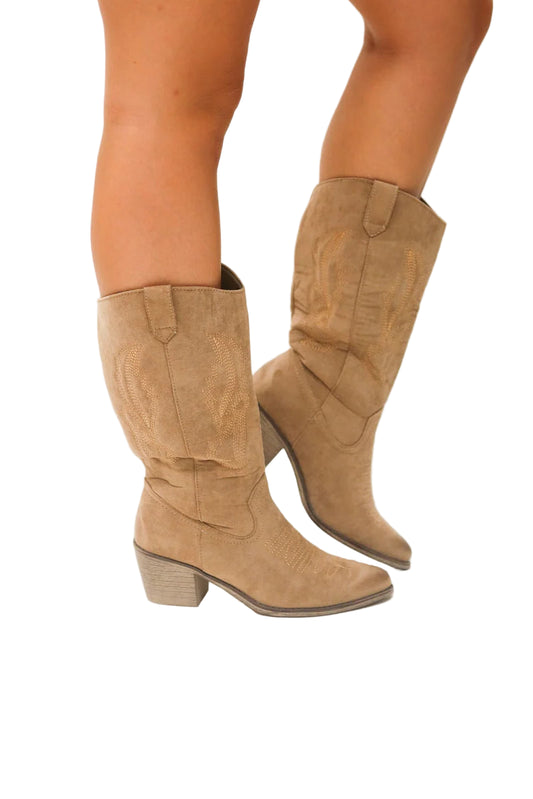 Pierre Dumas Wilder 1 Taupe Women's Boots