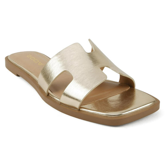 Soda Knit- S Gold Women's Sandal